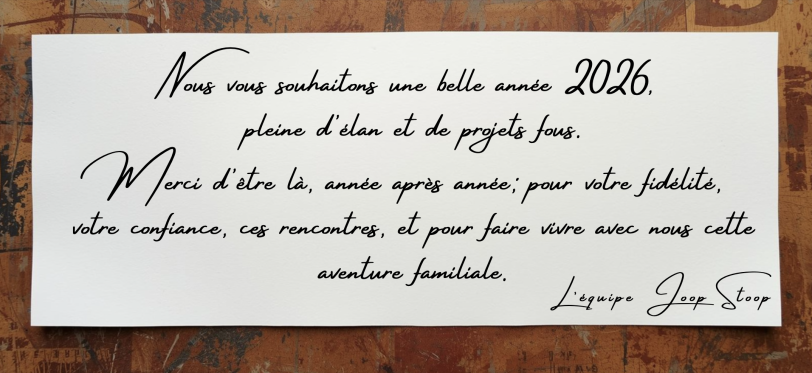 Bonne année Joop Stoop