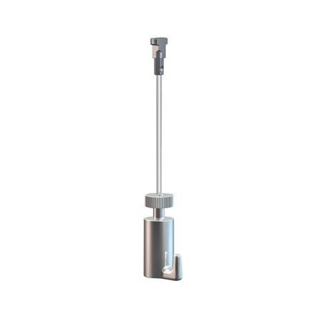 2m transparent perlon wire with Twister system, inserted from the bottom of the Artiteq click rail. 2m transparent perlon wire with Twister system, inserted from the bottom of the Artiteq click rail.