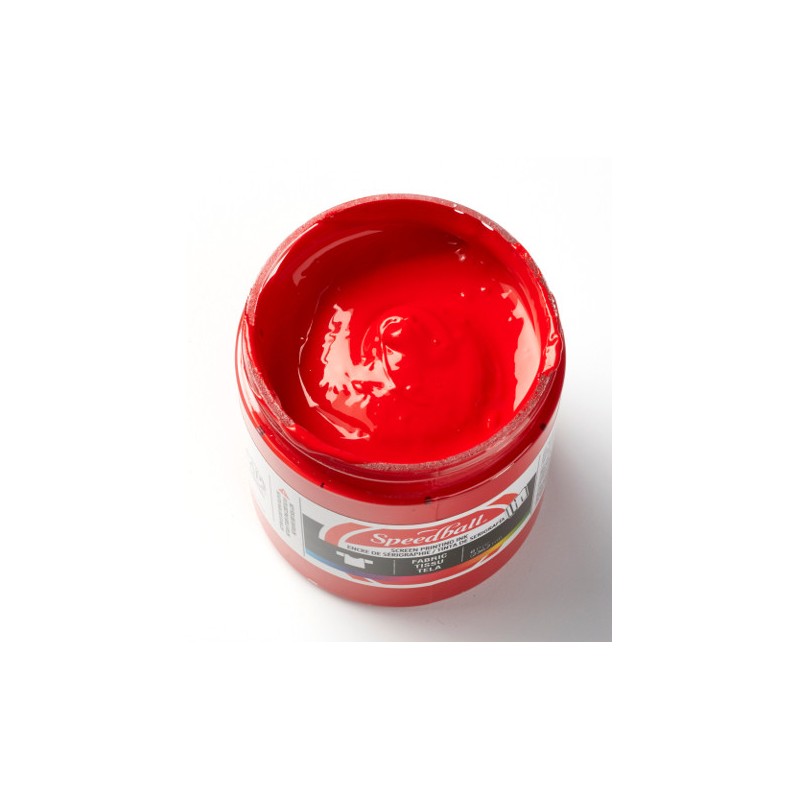 Speedball fabric silkscreen ink red