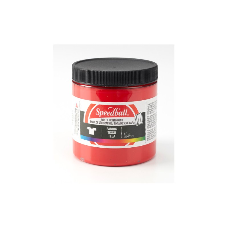 Speedball fabric silkscreen ink red
