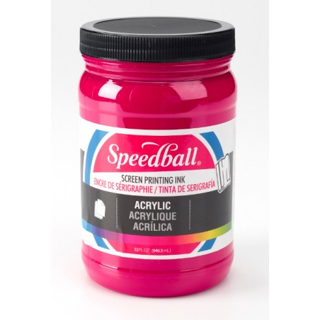 Speedball paper silkscreen process ink magenta