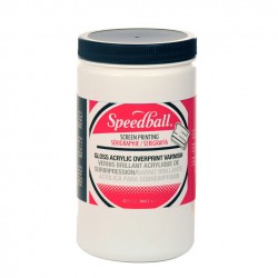 Speedball silkscreen gloss acrylic overprint varnish