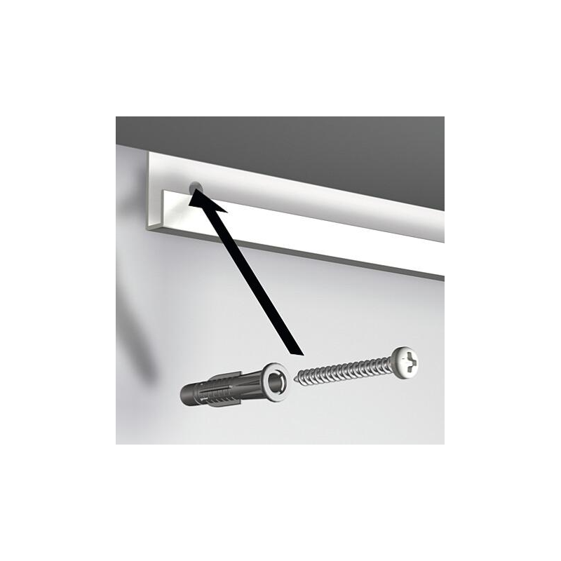 Classic Rail Hanging System 2m, Artiteq, cimaise, technical information, fixation, wall, hanging system