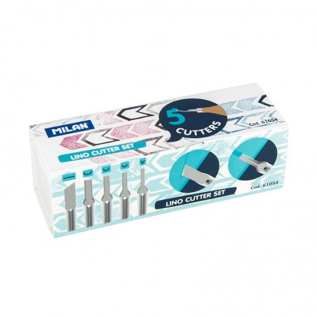 5 blades lino cutter Milan
Gouges lino 5 lames 5 blades lino cutter Milan
Gouges lino 5 lames