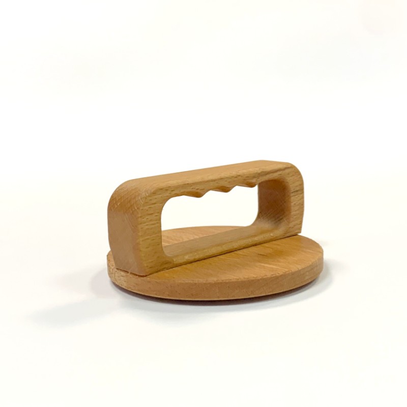 Référence Woodzilla: Printmaking baren (spherical disc) et Printmaking baren (flat disc) Ce baren est fabriqué en bois de hêtre.