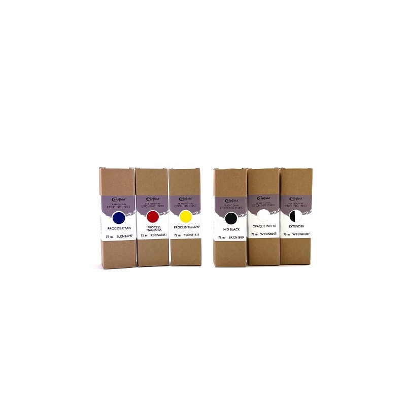 Cranfield Traditional Etching ink basic set