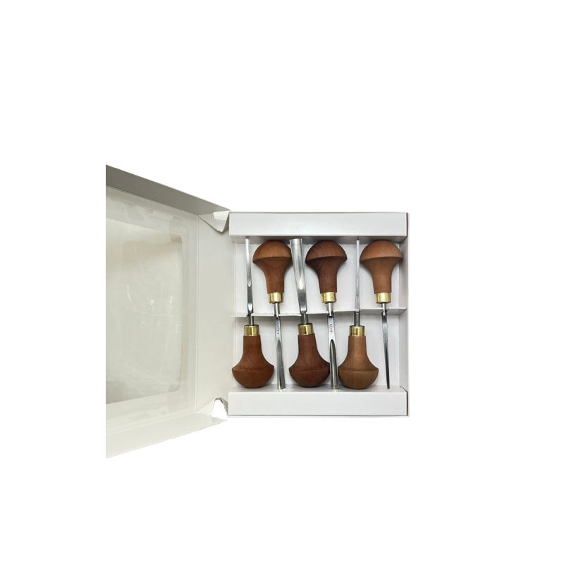 Jeu gouges pour gravure linoléum & bois Pfeil LSB