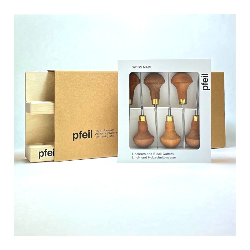 Coffret gouges Pfeil LSL Deluxe - gravure bois & lino