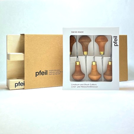 Coffret gouges Pfeil LSL Deluxe - gravure bois & lino