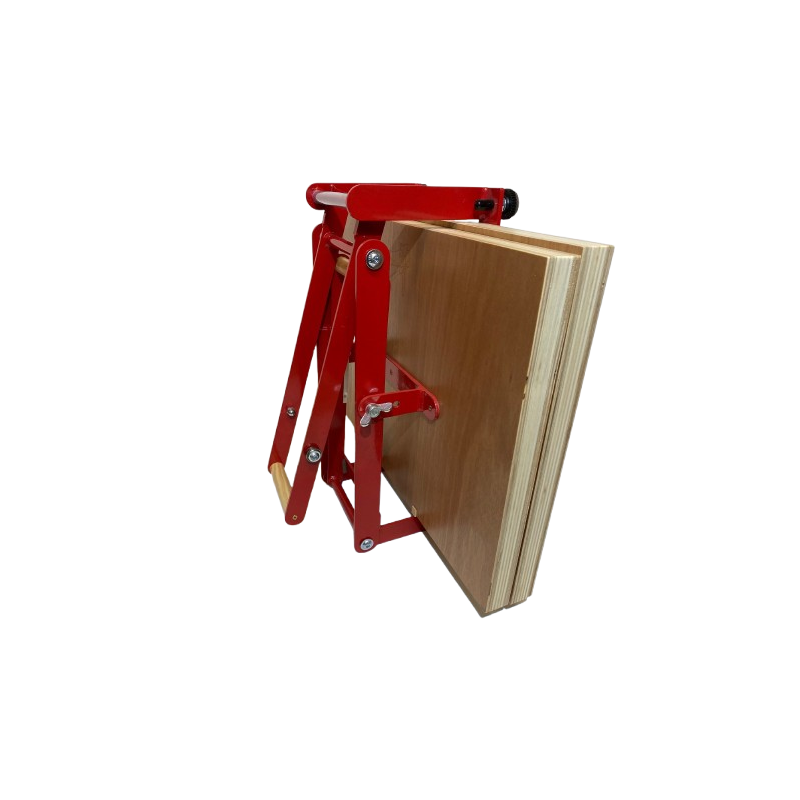 Presse à levier bois et lino Woodzilla - rouge