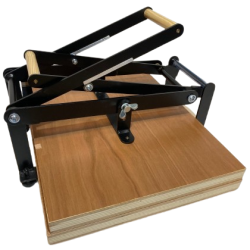 Presse à levier bois et lino Woodzilla - noir mat