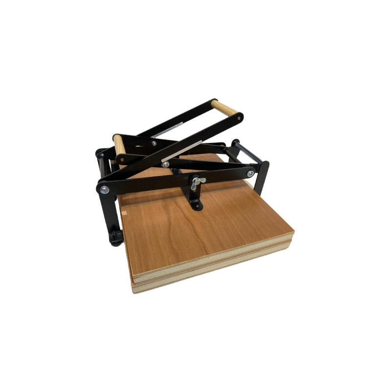 Presse à levier bois et lino Woodzilla - noir mat