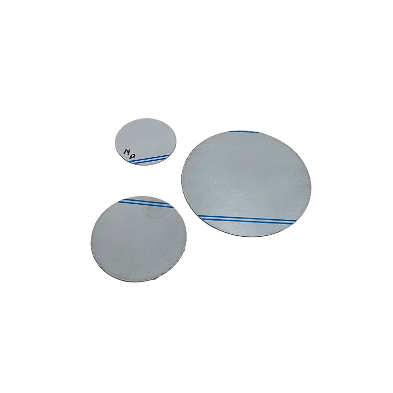 round unpolished zinc plate