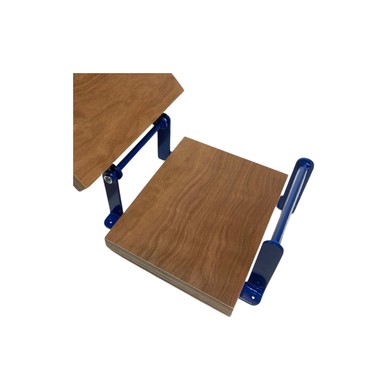 Presse à levier bois et lino Woodzilla A4 - bleu