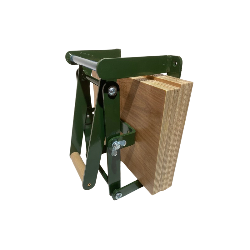 Presse à levier bois et lino Woodzilla A4 - vert foncé