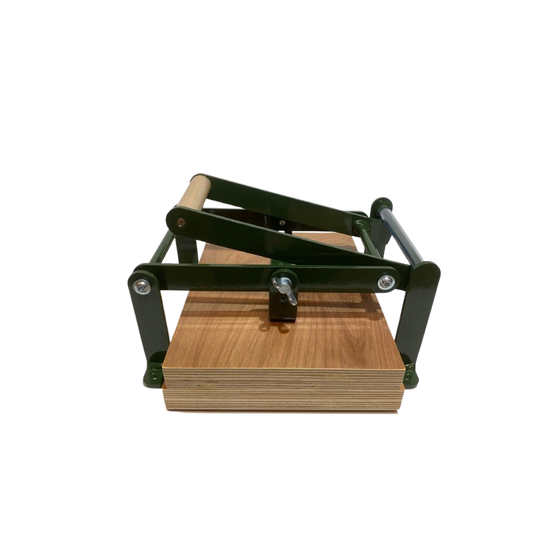 Presse à levier bois et lino Woodzilla A4 - vert foncé