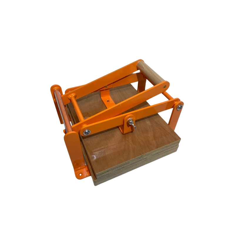 Presse à levier bois et lino Woodzilla A4 - orange
