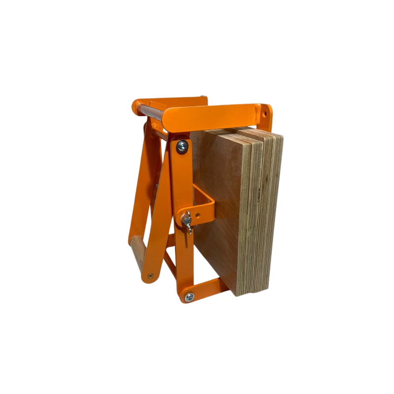 Presse à levier bois et lino Woodzilla A4 - orange