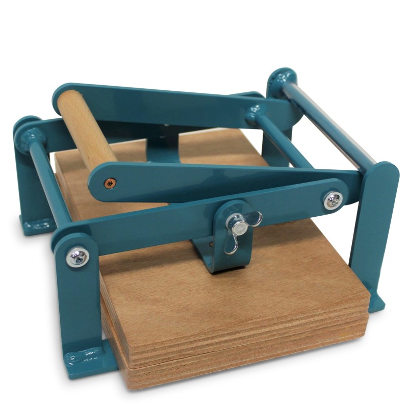 Woodzilla A5 press for lino and woodcut - turquoise