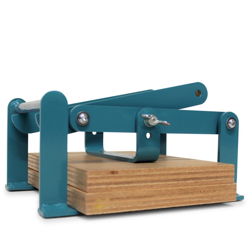 Woodzilla A5 press for lino and woodcut - turquoise