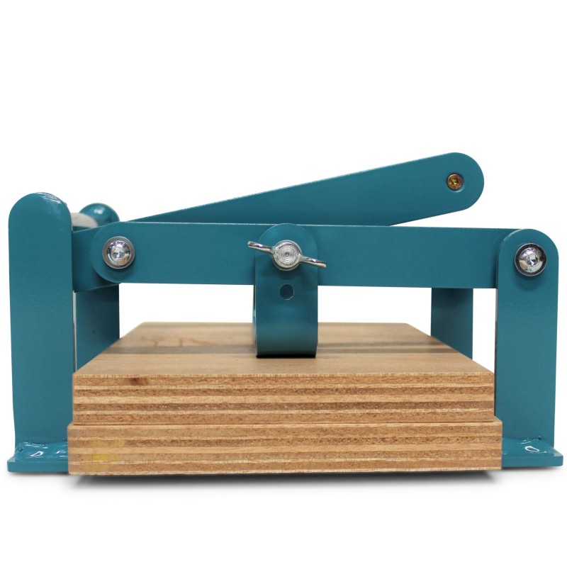 Woodzilla A5 press for lino and woodcut - turquoise
