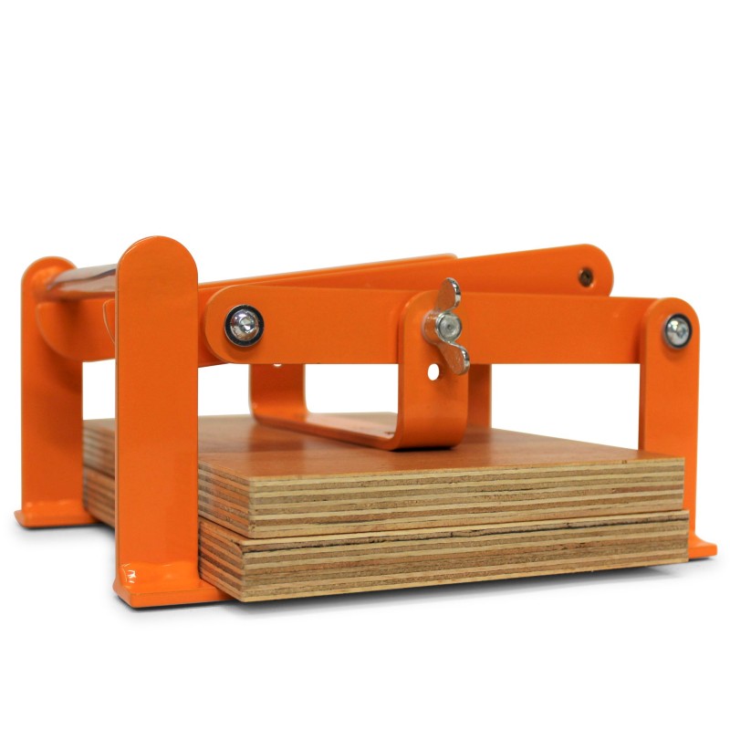 Woodzilla A5 press for lino and woodcut - orange