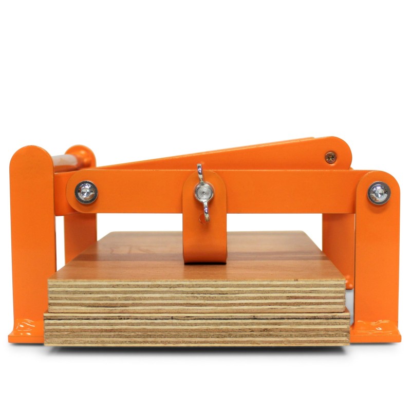 Woodzilla A5 press for lino and woodcut - orange