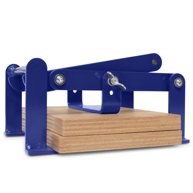 Woodzilla A5 press for lino and woodcut - blue