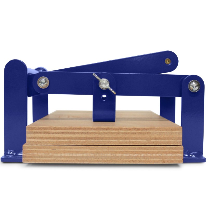 Woodzilla A5 press for lino and woodcut - blue