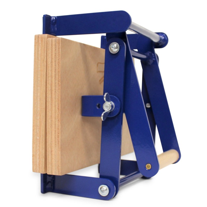 Woodzilla A5 press for lino and woodcut - blue