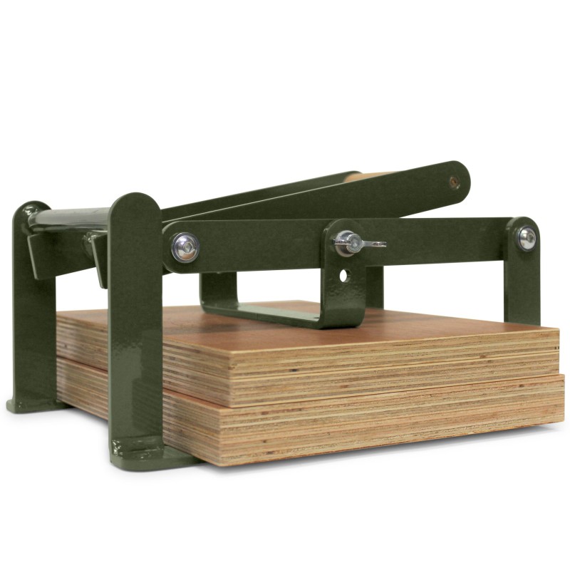 Woodzilla A5 press for lino and woodcut - dark green