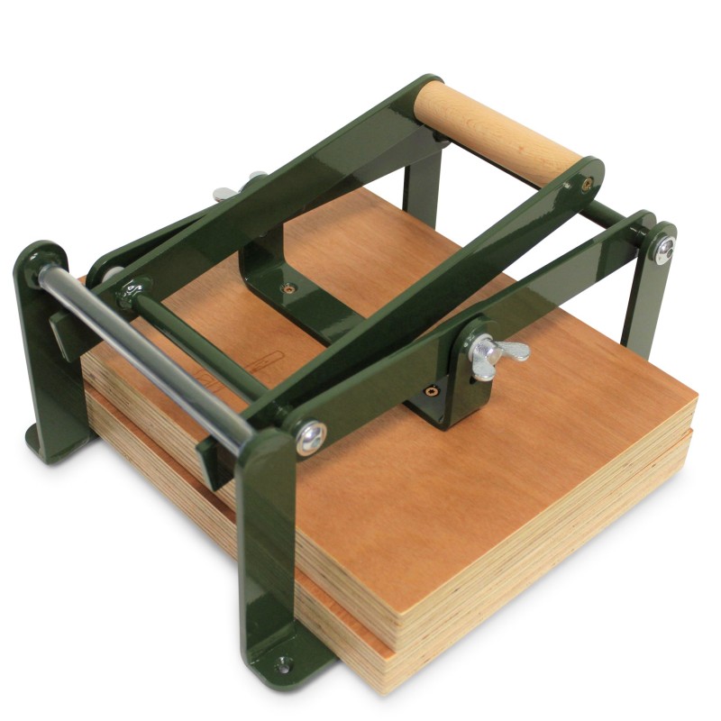 Woodzilla A5 press for lino and woodcut - dark green