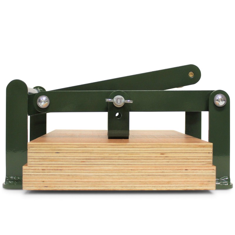 Woodzilla A5 press for lino and woodcut - dark green