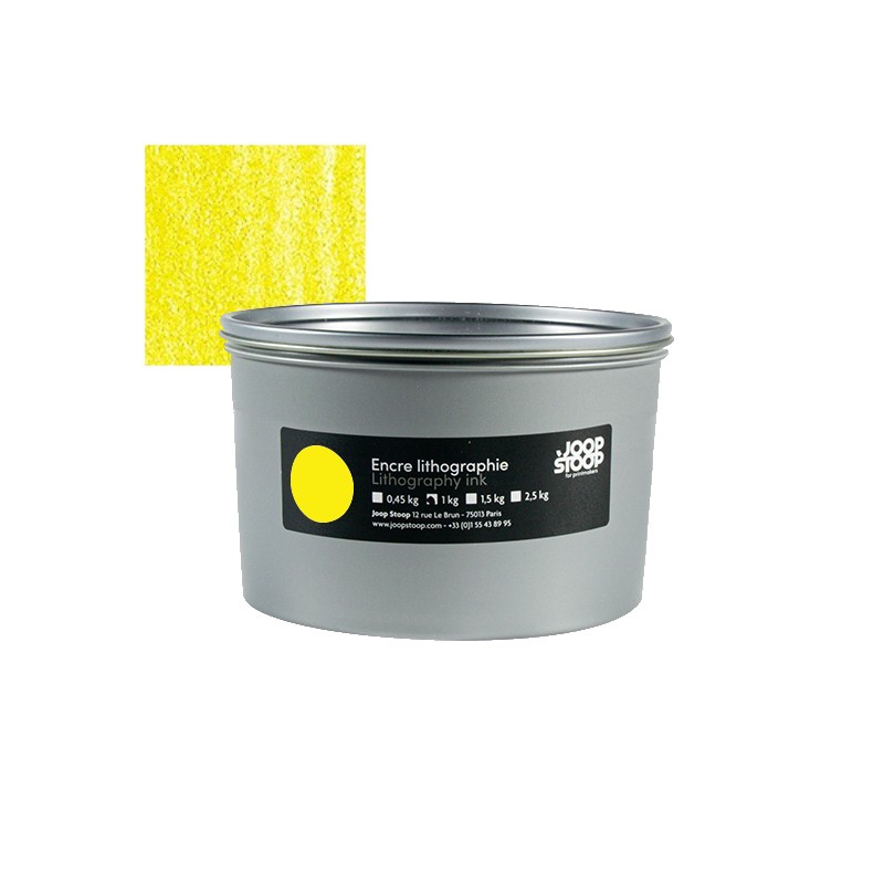 Encre lithographie Joop Stoop jaune primaire