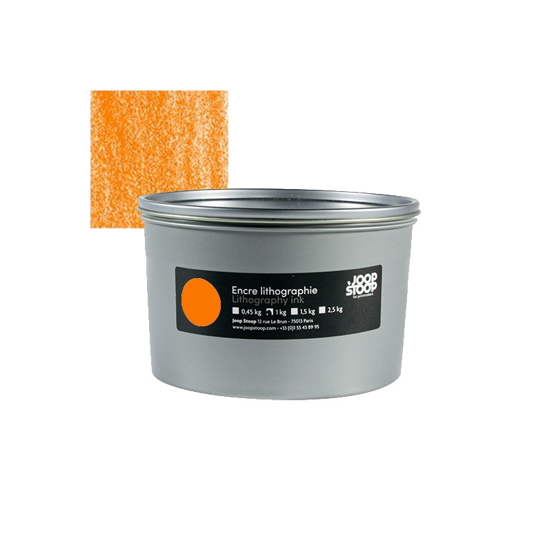Joop Stoop litho ink orange