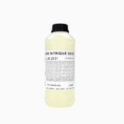Nitric acid in 1l bottle. For etching and lithography Nitric acid in 1l bottle. For etching and lithography