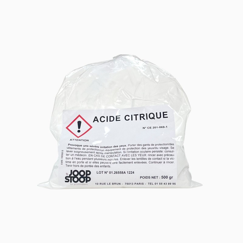Citric acid powder for Edinburgh etch solution