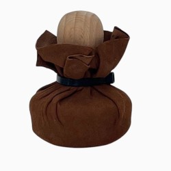 Tampon en cuir d'agneau pour vernis boule