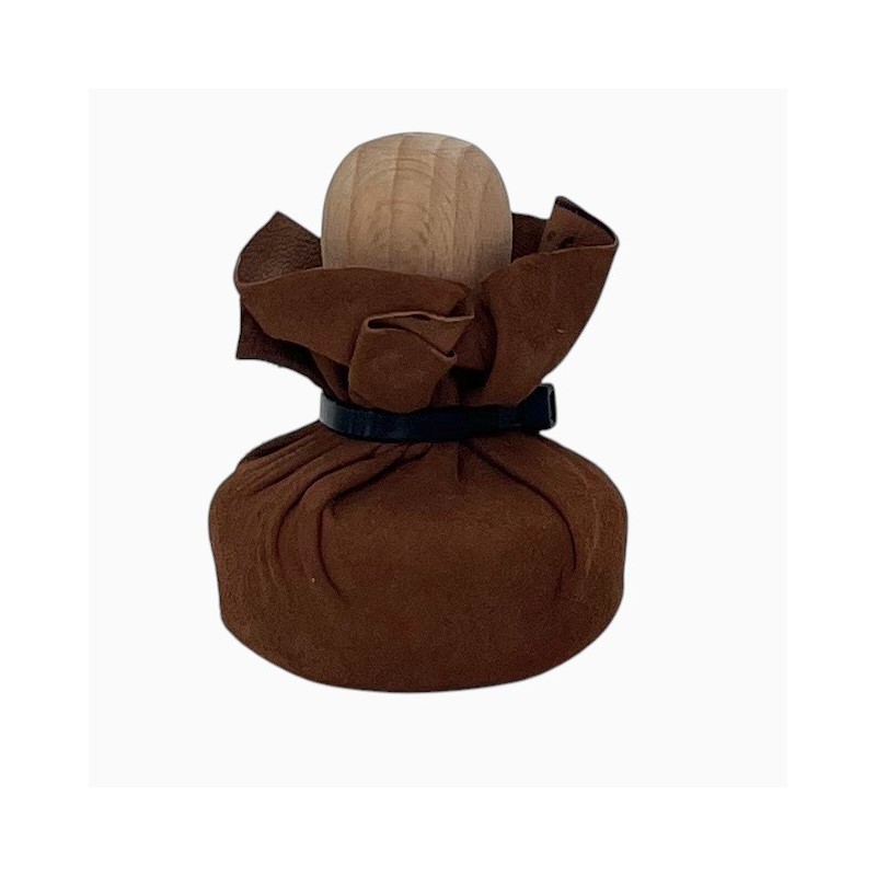 Lambskin dabber for ball ground