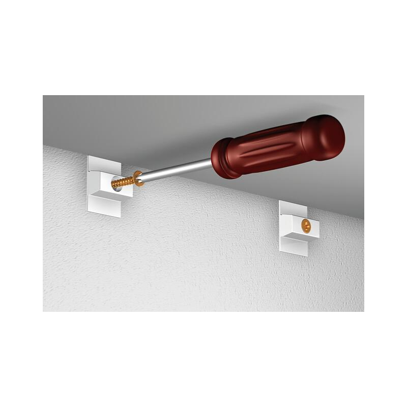 Click rail, hanging system, cimaise, Artiteq, fixing sytem