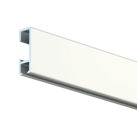 Click-rail blanc 2m, cimaise, système d'accrochage, rail Click-rail blanc 2m, cimaise, système d'accrochage, rail