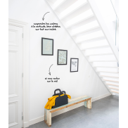 Stopper Set incliné Artiteq – Accrochage sur mur incliné, set, cimaises, système d'accrochage Stopper Set incliné Artiteq – Accrochage sur mur incliné, set, cimaises, système d'accrochage