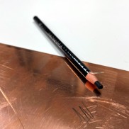 Mitsubishi Dermatograph pencil on a copper plate Mitsubishi Dermatograph pencil on a copper plate