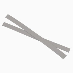 Paire de réglettes en lino gris – accessoire presse taille-douce – Lino Runners Joop Stoop