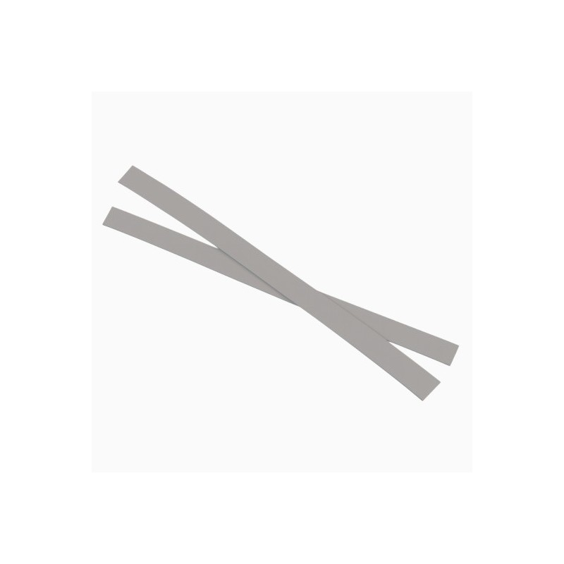 Lino Runners – Pair of grey lino strips for intaglio press