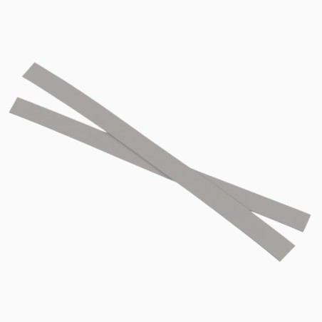 Paire de réglettes en lino gris – accessoire presse taille-douce – Lino Runners Joop Stoop Paire de réglettes en lino gris – accessoire presse taille-douce – Lino Runners Joop Stoop