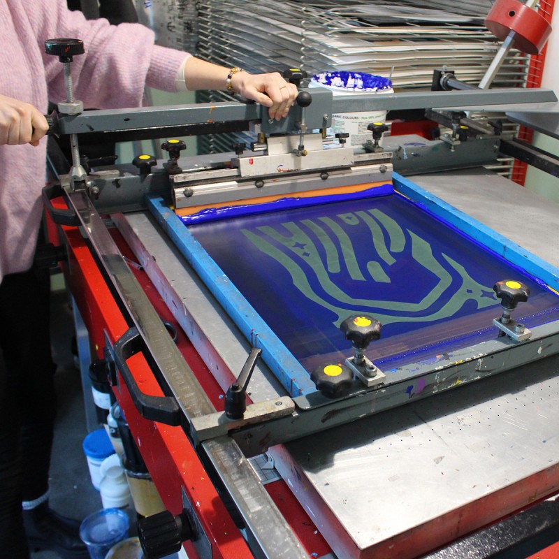 Stage initiation à la sérigraphie à l'atelier Fwells - 75013 - Joop Stoop, 12 rue le brun Paris 75013 pintmaking