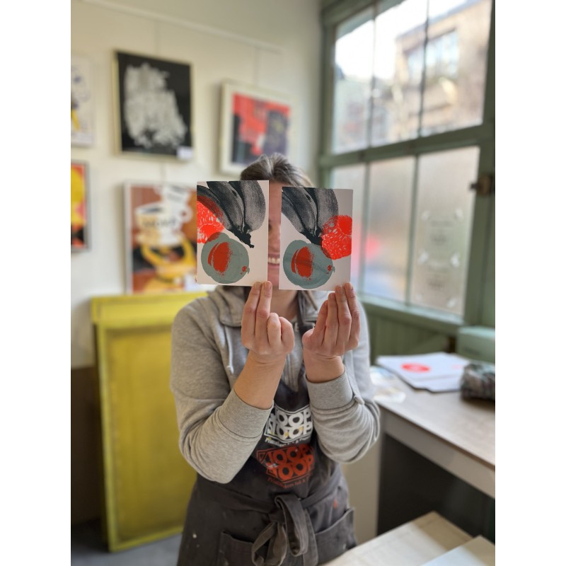 Stage initiation à la sérigraphie à l'atelier Fwells - 75013 - Joop Stoop Paris rue le brun 75013