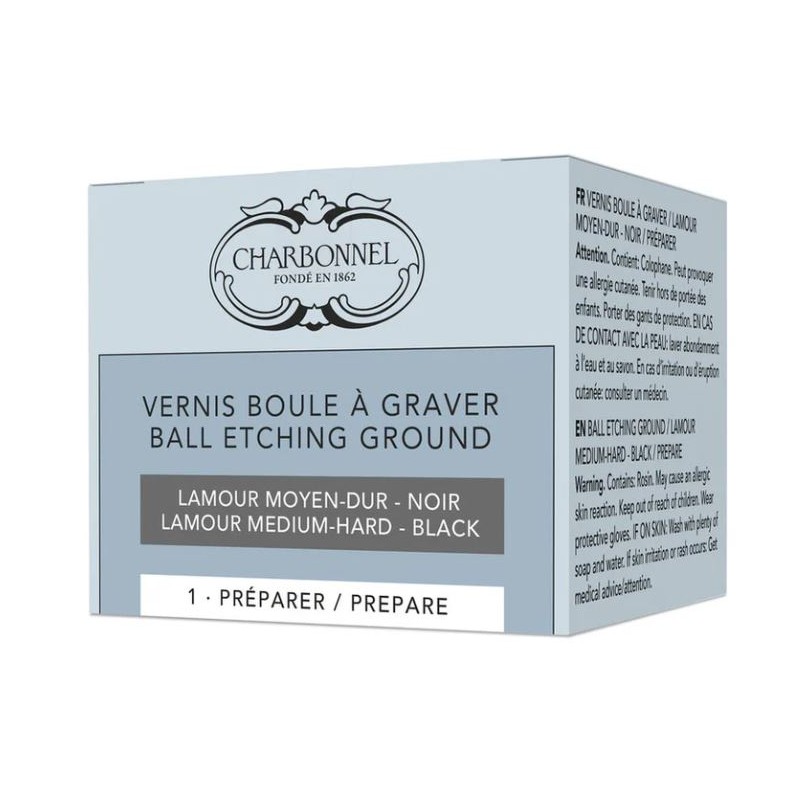 Vernis boule moyen- dur Charbonnel. eau-forte, taille-douce, gravure, estampe. Joop Stoop Paris, www.joopstoop.com