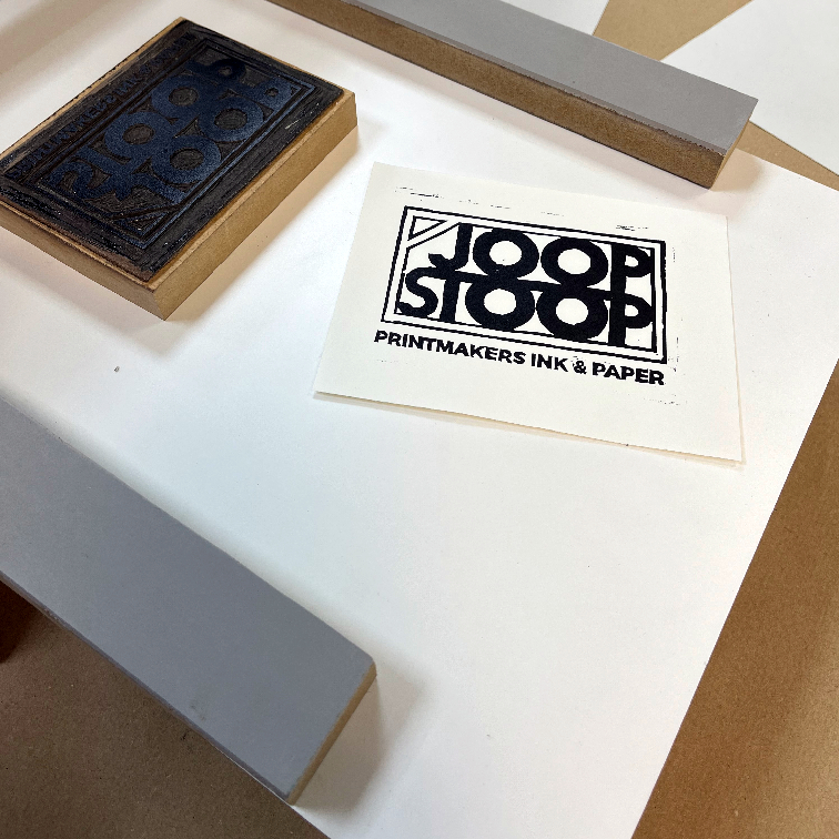 linogravure imprimee sur presse taille-douce